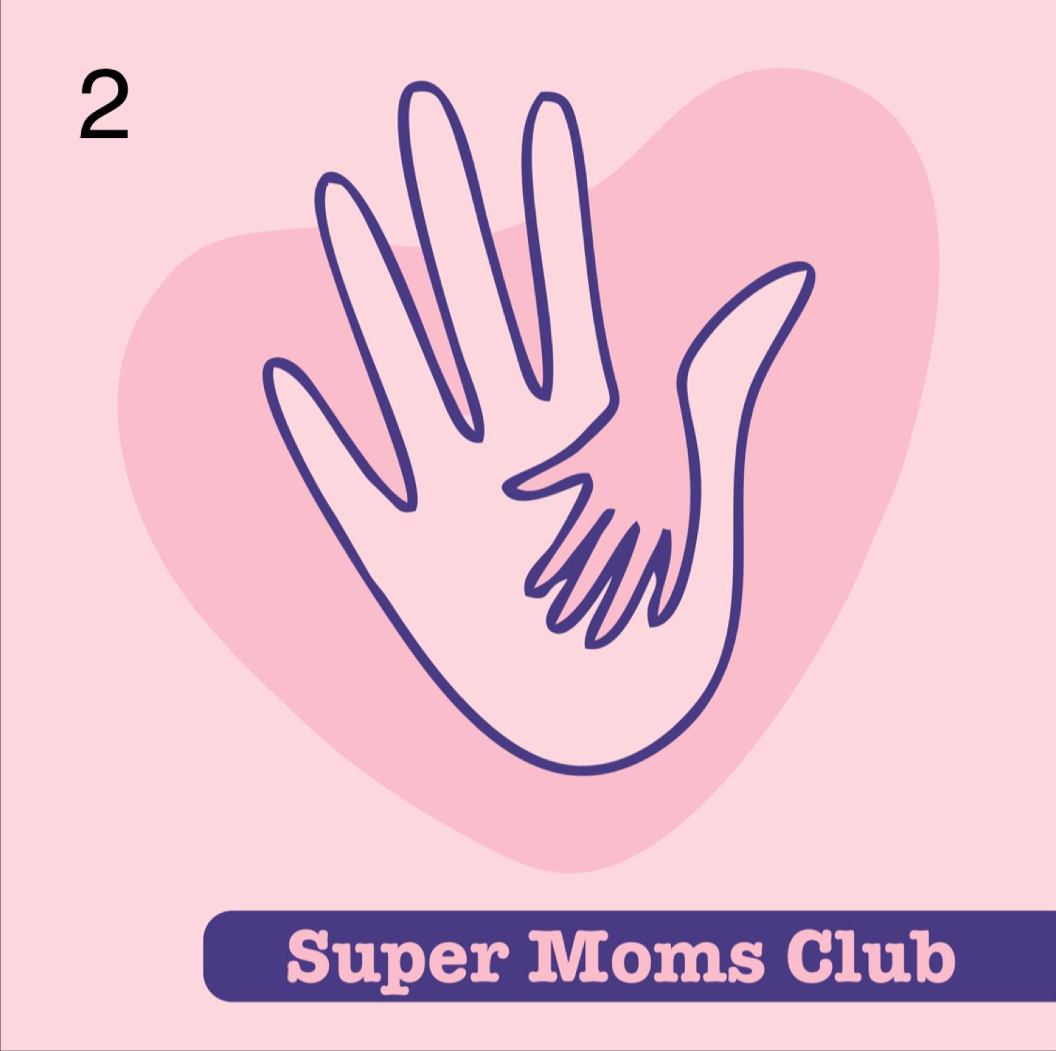 Девочки, Help!  🙏
Мы придумывали логотип для приложения Supermoms Club... image №2