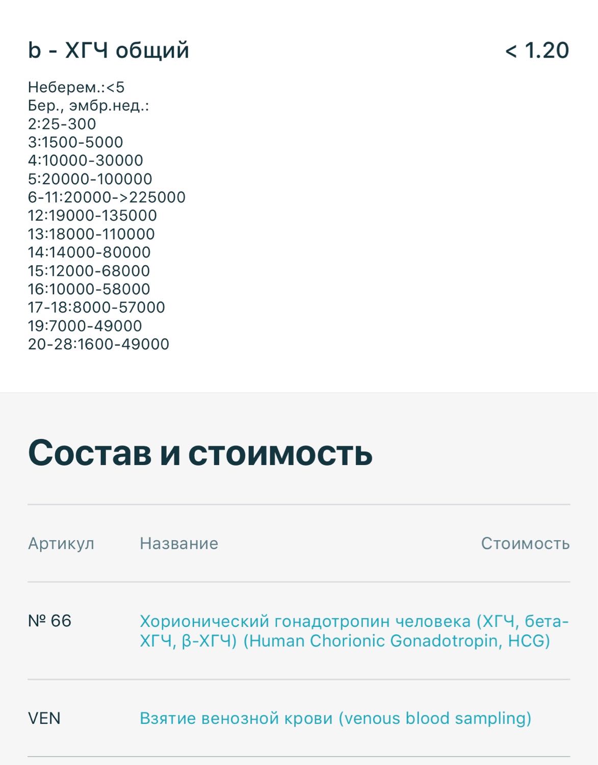 Девочки я в шоке 
Пришел результат хгч <1.20
Сдавала в инвитро,могут л... image №2