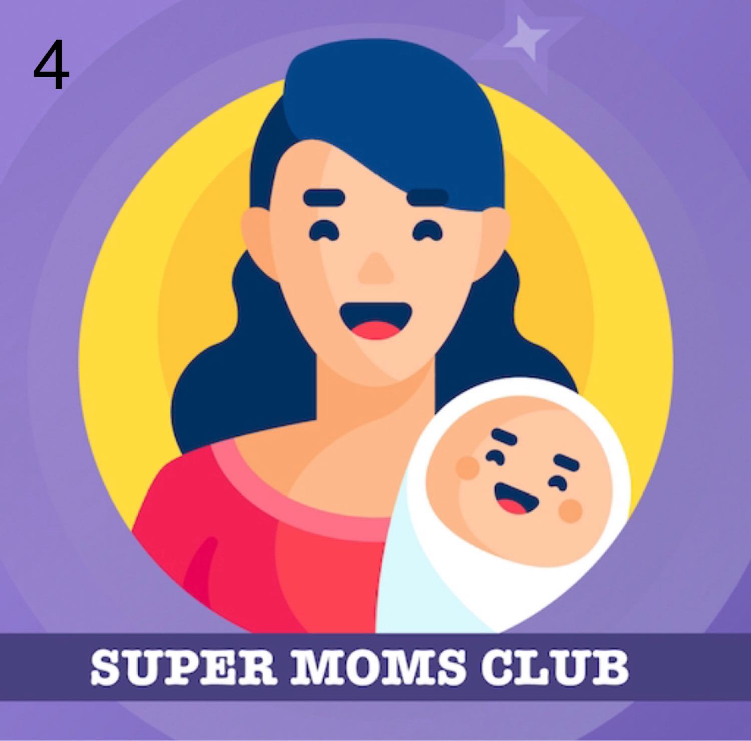 Девочки, Help!  🙏
Мы придумывали логотип для приложения Supermoms Club... image №4