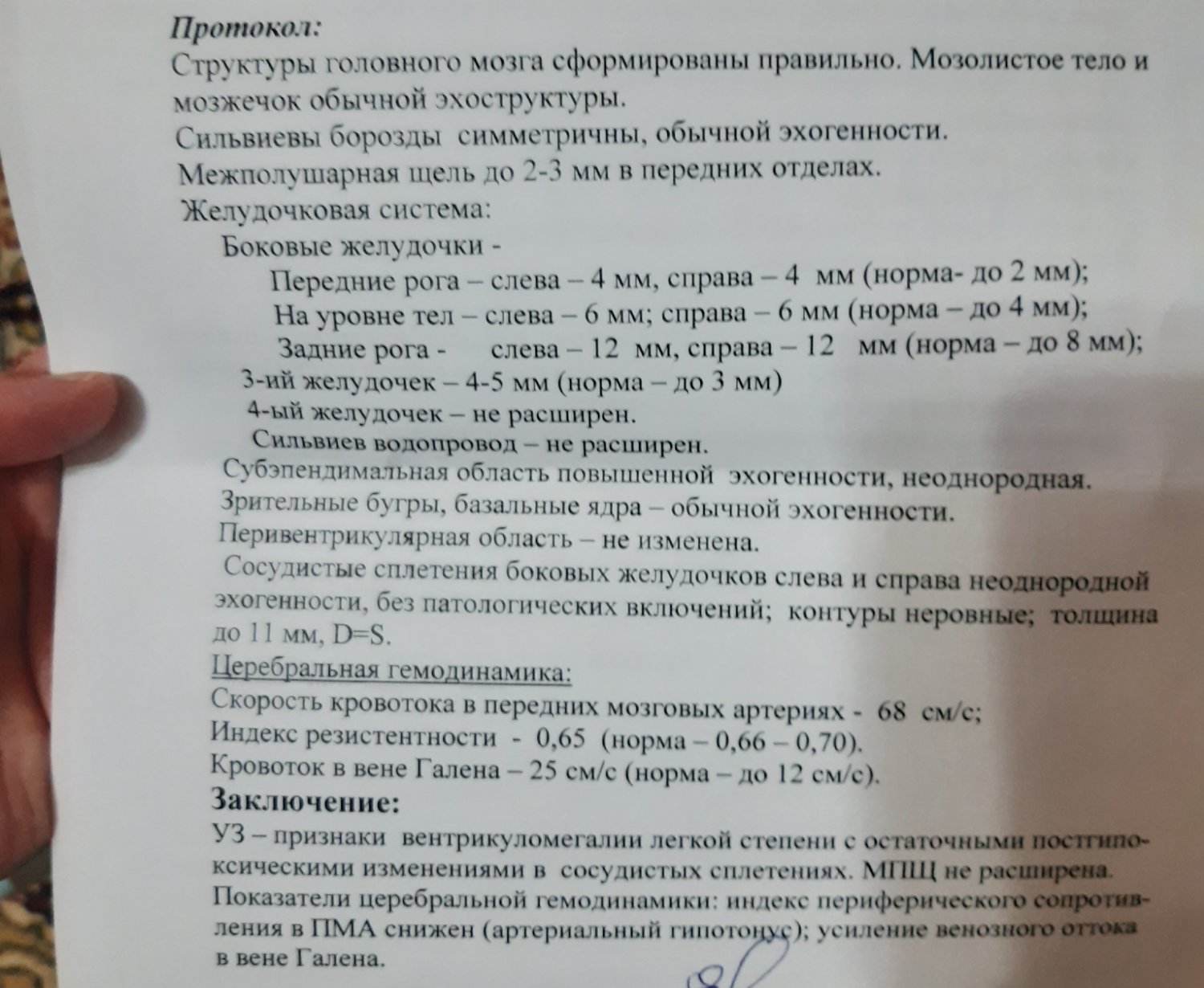 Всем добрый вечер! Нам 6.5 месяца. Вчера делали узи головы. И там сказ... 